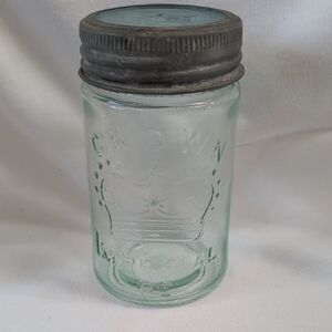 Vintage Crown Imperial Glass Jar